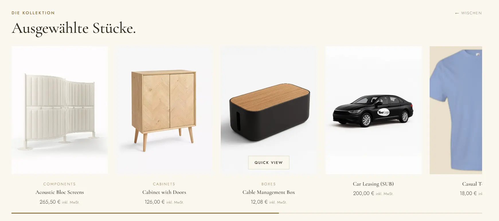 Frontend View