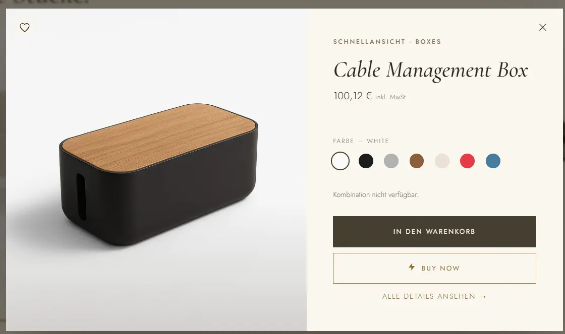 Frontend View