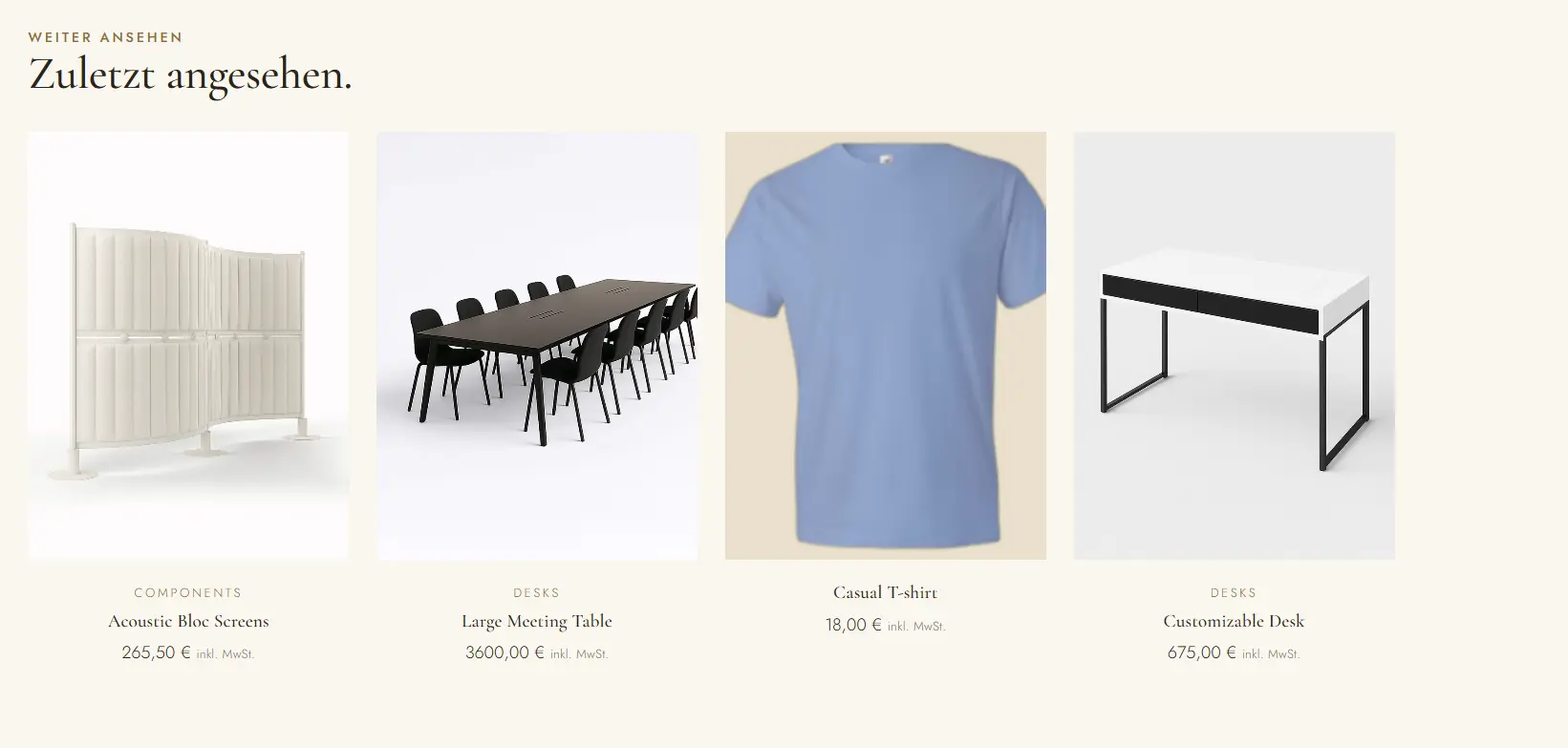 Frontend View