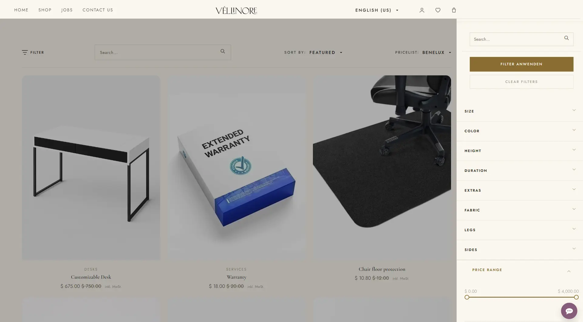 Frontend View