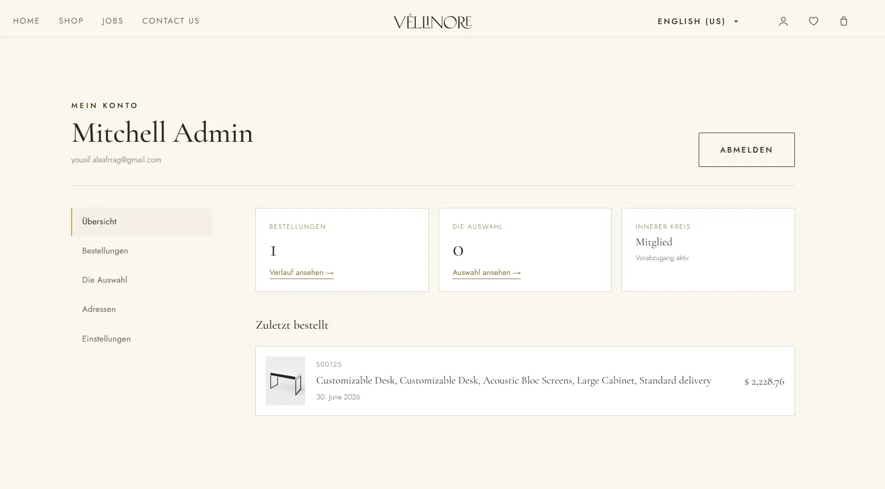 Frontend View