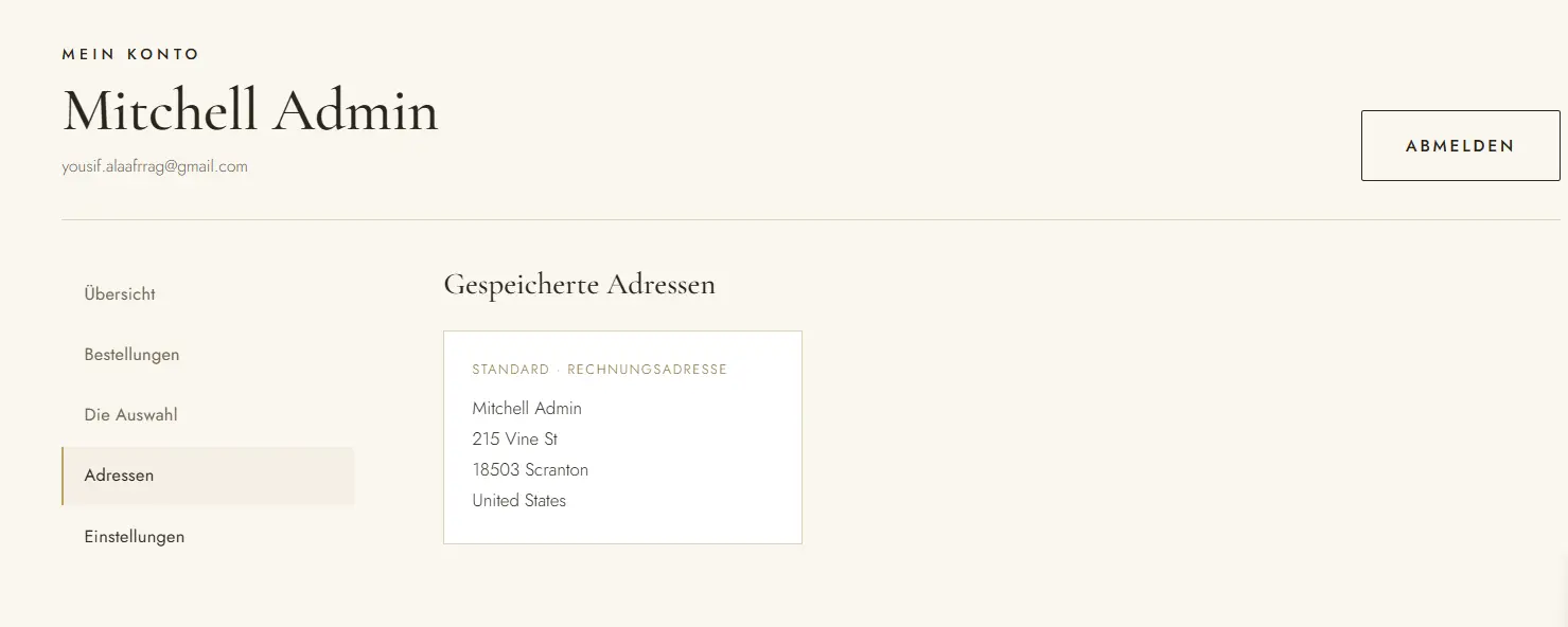 Frontend View