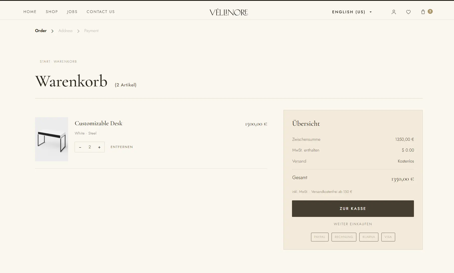 Frontend View