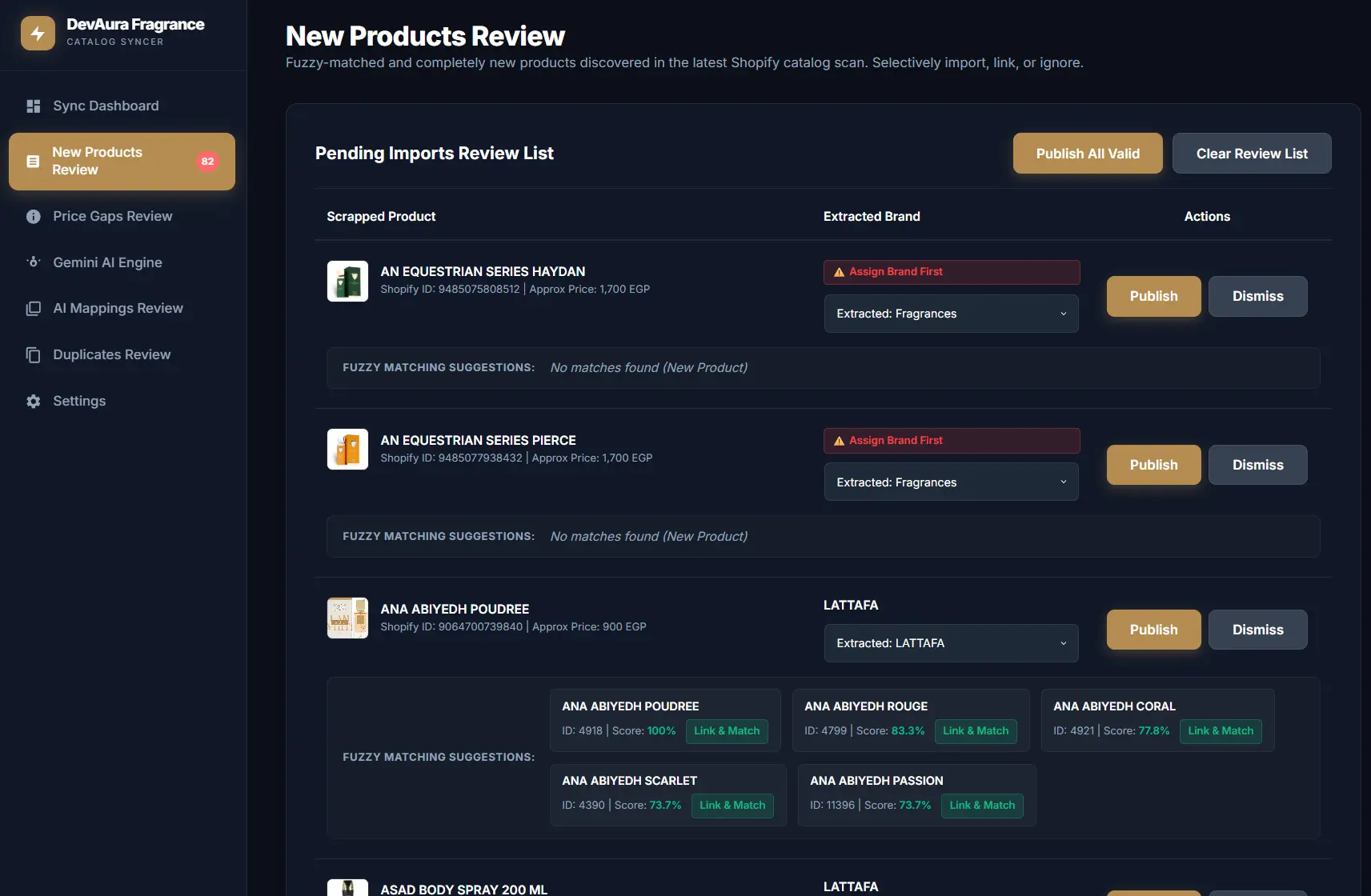 AIT Stores Screenshot