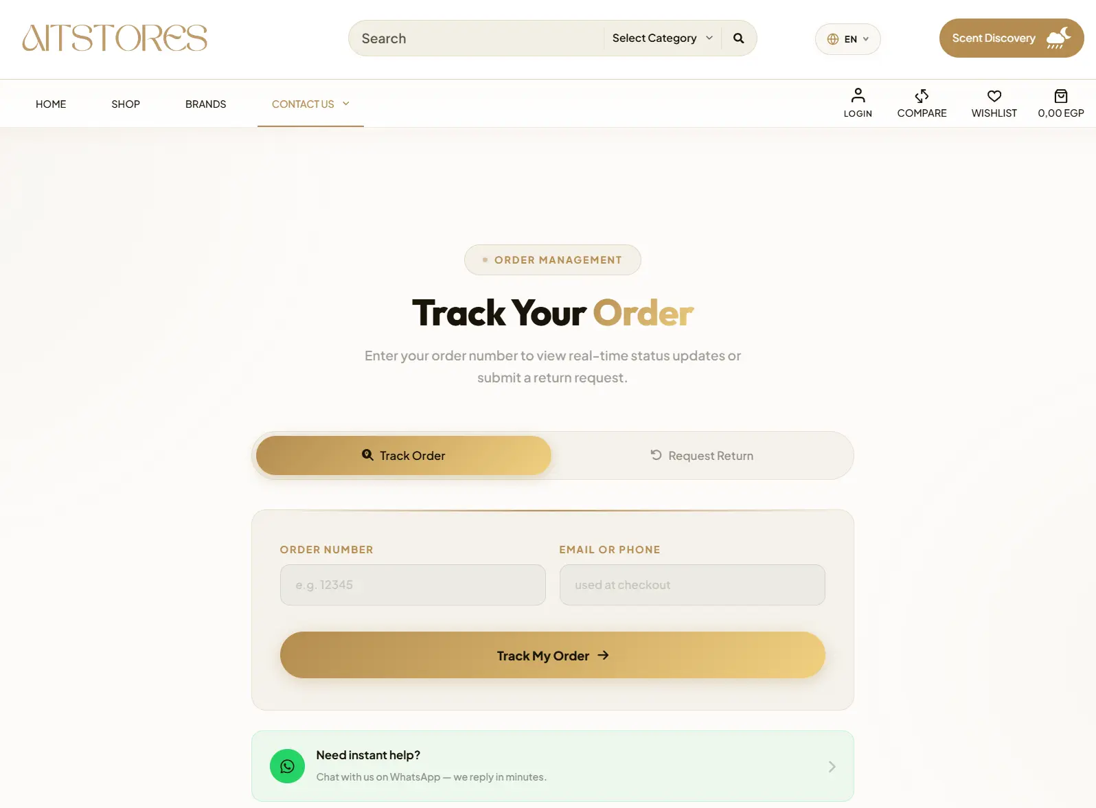 AIT Stores Screenshot
