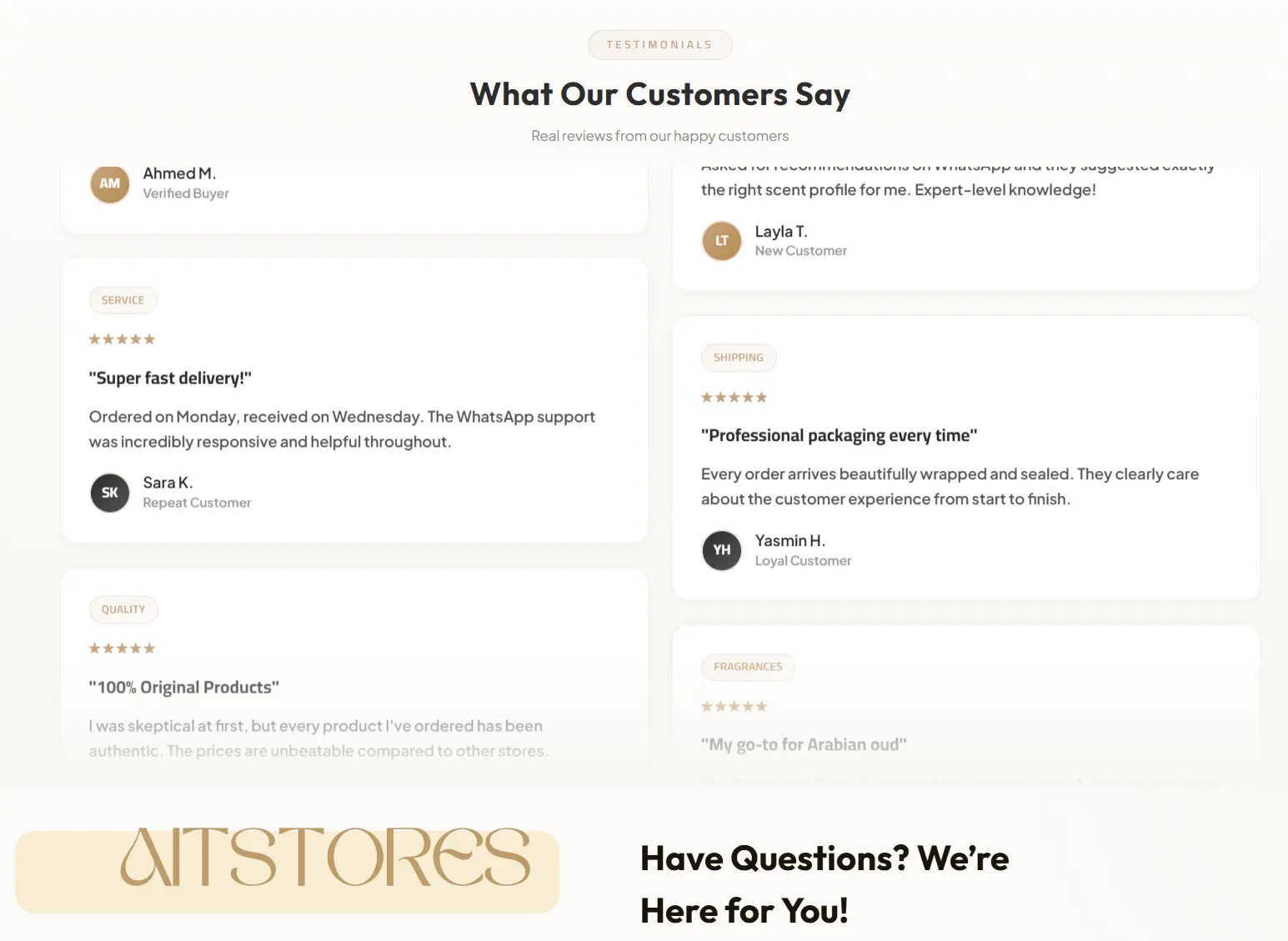 AIT Stores Screenshot