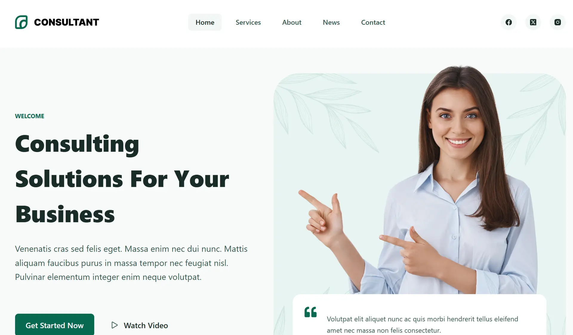 Consultant Advisers Screenshot