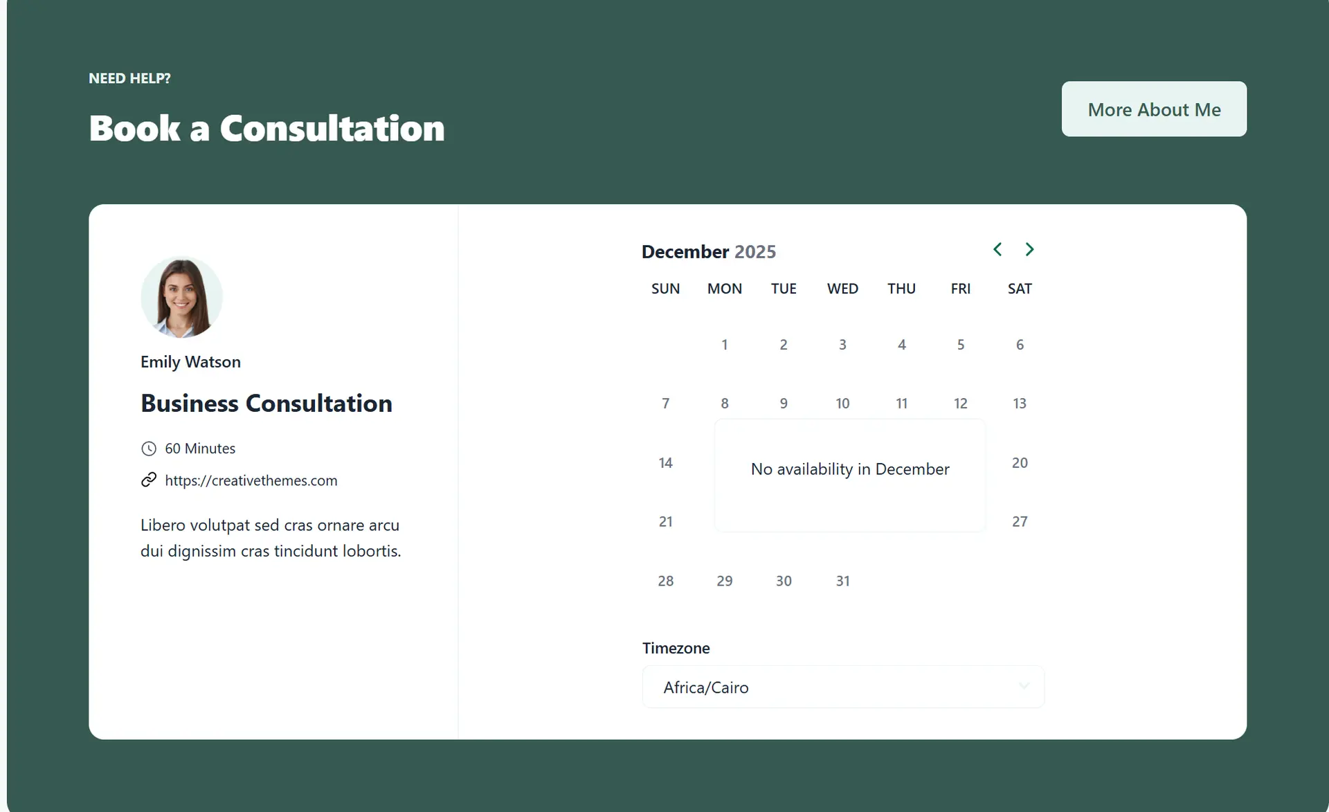 Consultant Advisers Screenshot