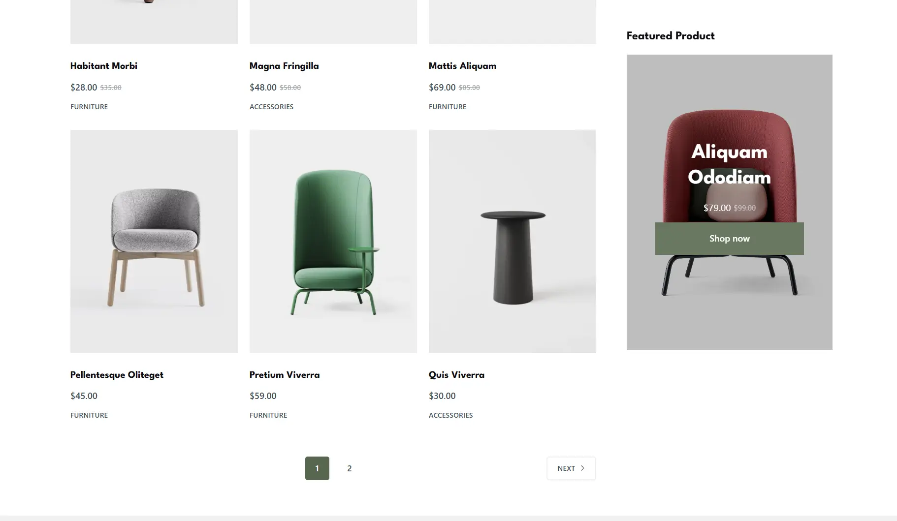 Decor E-Commerce Screenshot