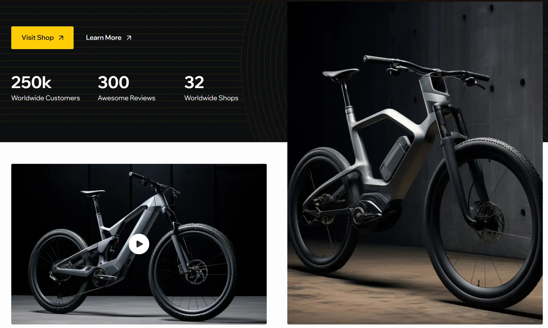 E-Bike Store Screenshot