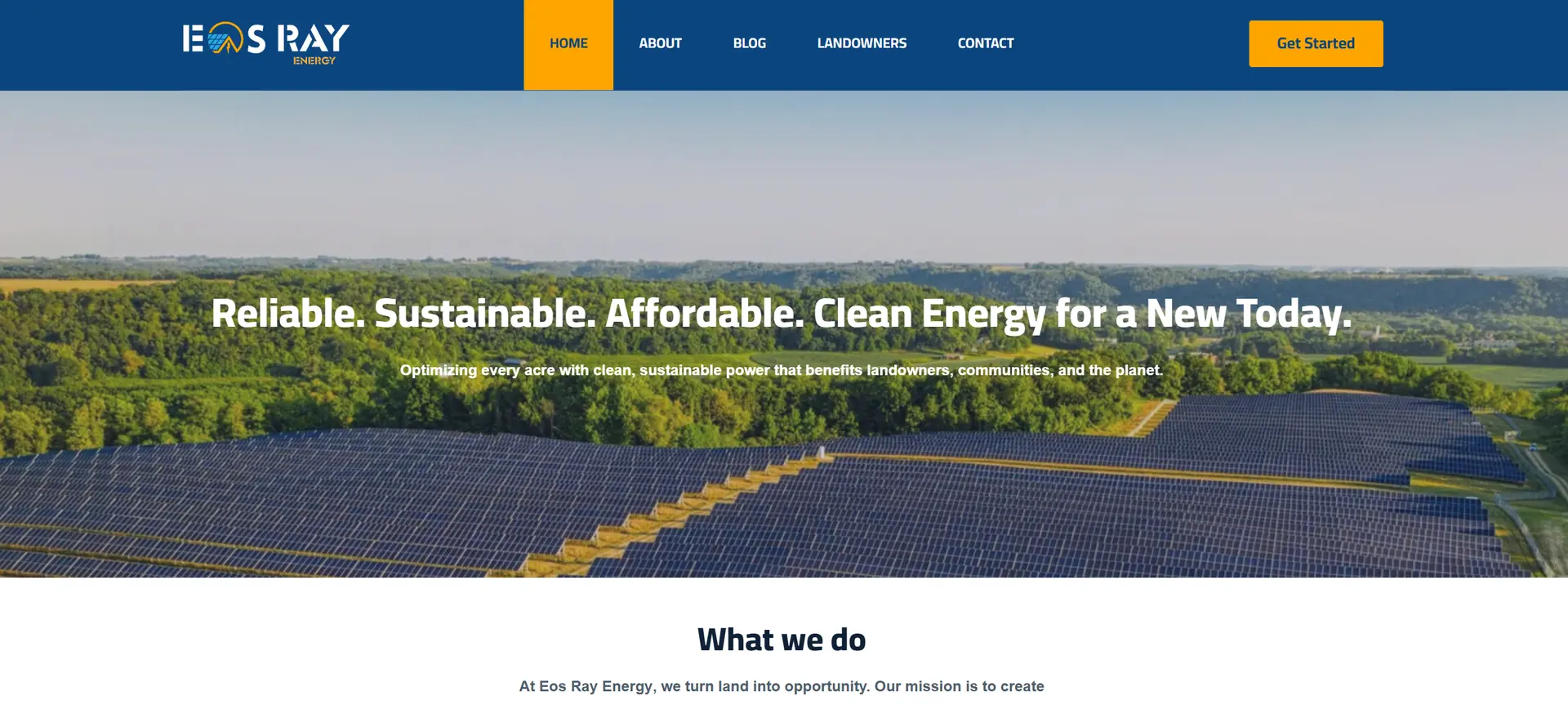 Eosray Solar Tech Screenshot