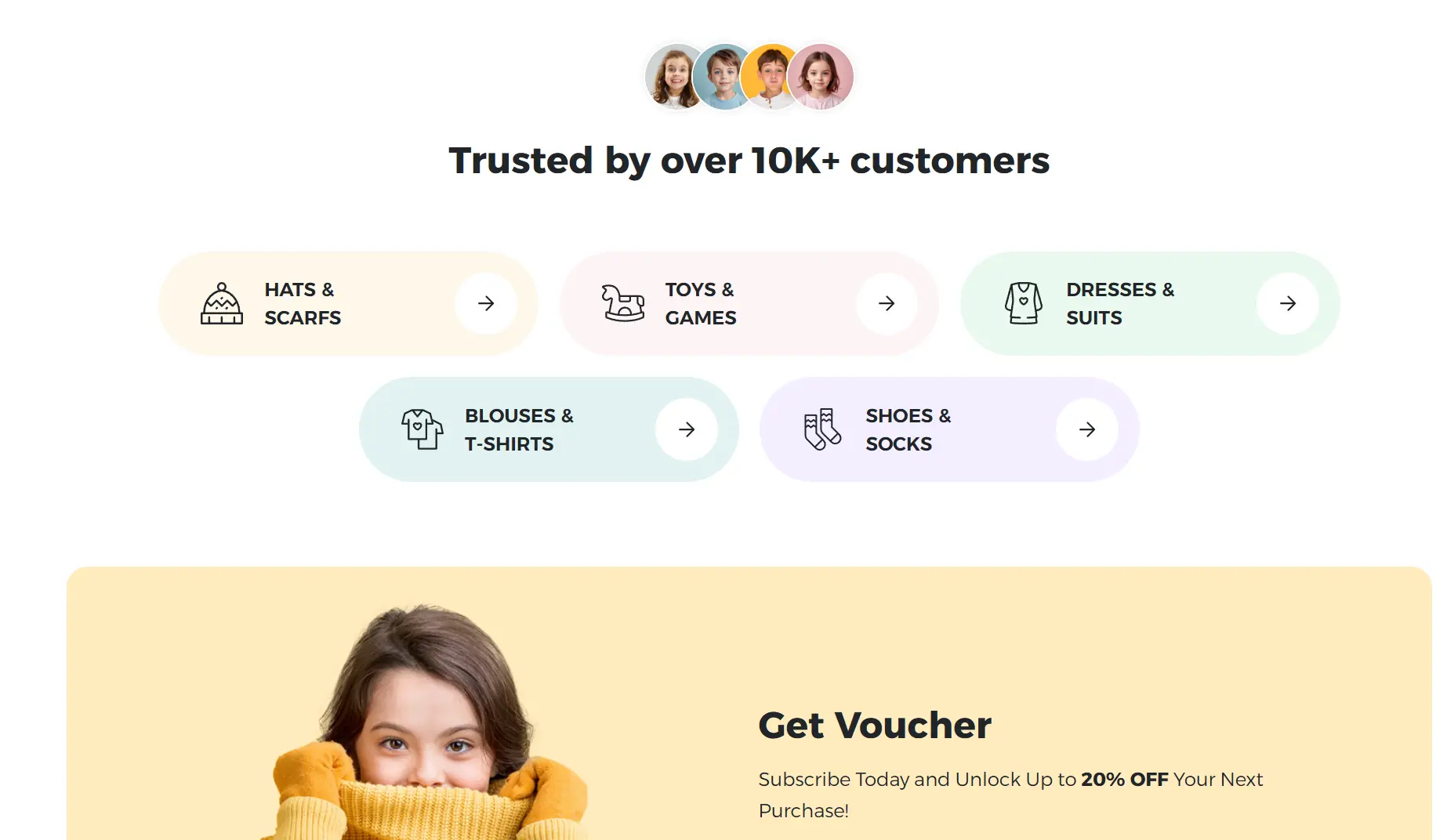 Kiddy Kids Boutique Screenshot