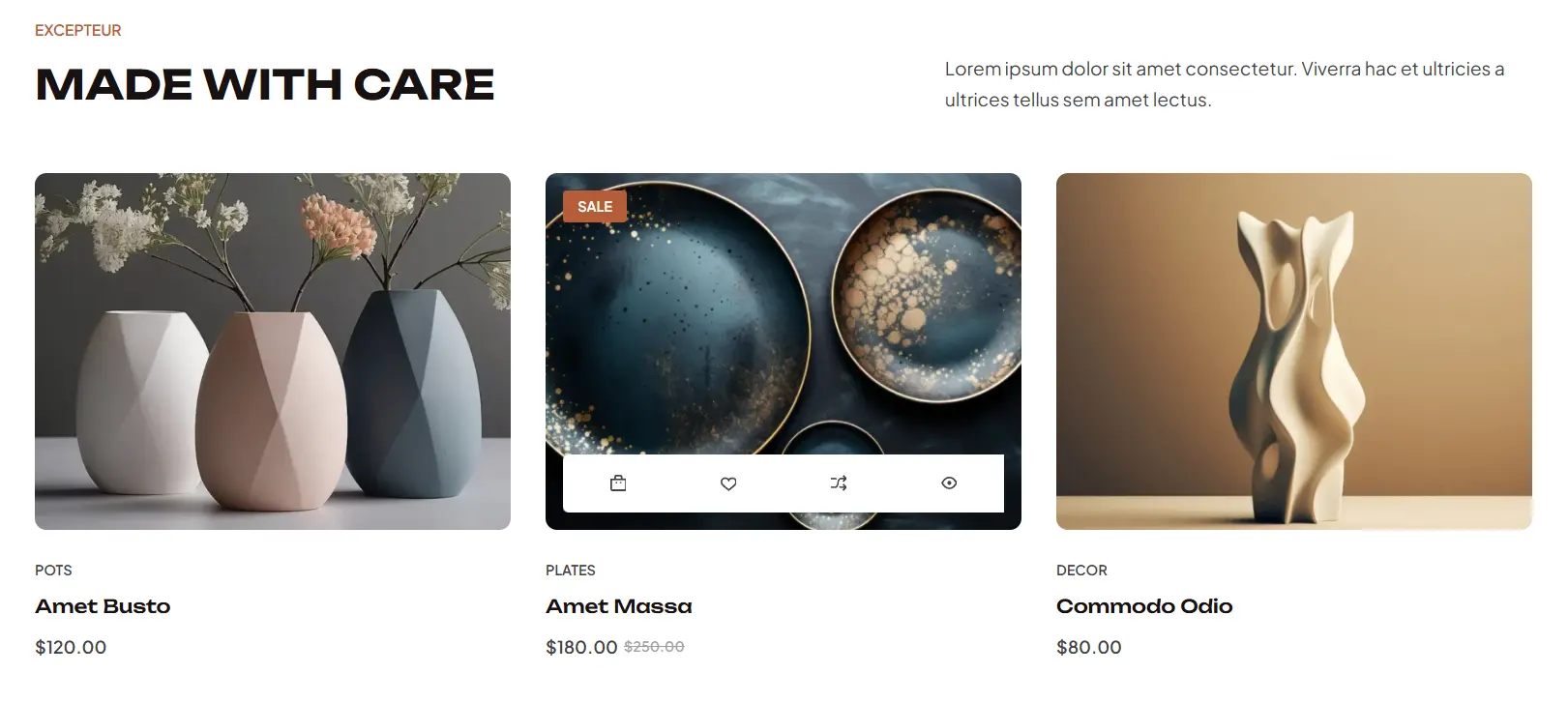 Pottery Storefront Screenshot