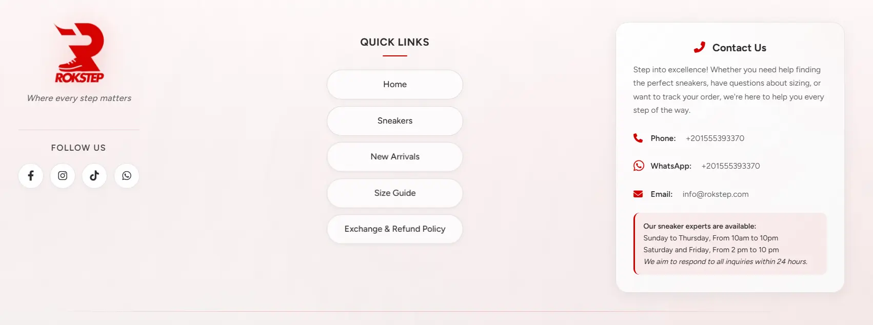 Rokstep Store Screenshot