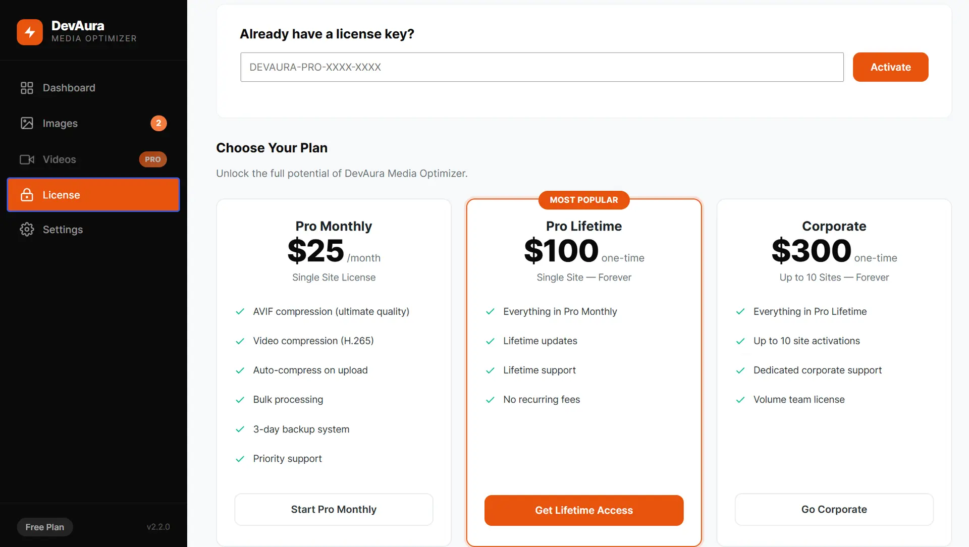 Media Optimizer & AVIF Compressor Screenshot